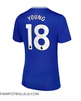 Everton Ashley Young #18 Tricou Fotbal Replică 2024-25 Femei Acasa